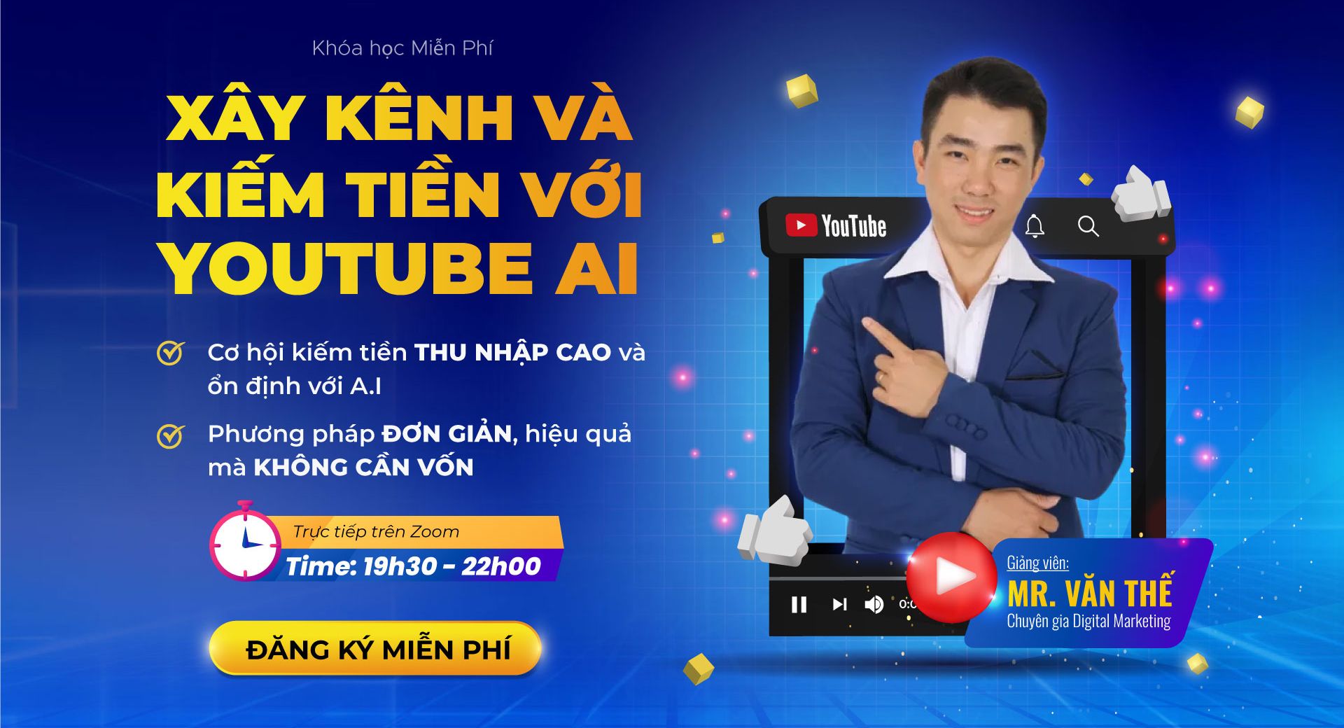 Xây Kênh Và Kiếm Tiền Với Youtube AI